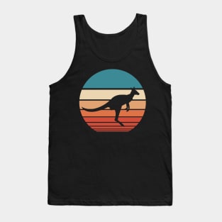 Kangaroo Retro Sunset Tank Top